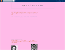 Tablet Screenshot of lichsuvietnam-longdien.blogspot.com