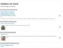 Tablet Screenshot of lullabiesforlionslions.blogspot.com
