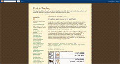 Desktop Screenshot of prairietopiary.blogspot.com