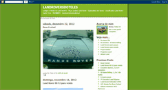 Desktop Screenshot of landroversdoteles.blogspot.com