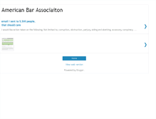 Tablet Screenshot of american-bar-associaiton.blogspot.com