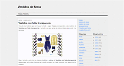 Desktop Screenshot of blogvestidosdefiesta.blogspot.com