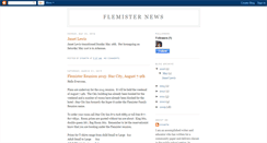 Desktop Screenshot of flemisternews.blogspot.com