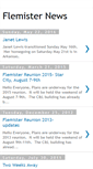 Mobile Screenshot of flemisternews.blogspot.com