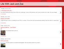 Tablet Screenshot of lifewithjackandzoe.blogspot.com