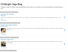 Tablet Screenshot of childlightyoga.blogspot.com