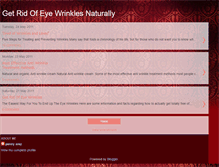 Tablet Screenshot of eyewrinklescream.blogspot.com