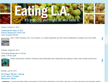 Tablet Screenshot of eatingla.blogspot.com