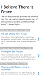 Mobile Screenshot of ibelievethereispeace.blogspot.com