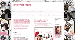 Desktop Screenshot of beautyunlocked.blogspot.com