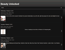 Tablet Screenshot of beautyunlocked.blogspot.com