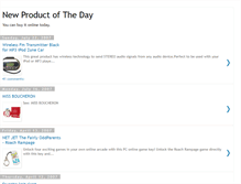 Tablet Screenshot of newproductoftheday.blogspot.com