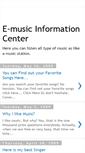 Mobile Screenshot of emusicinfo.blogspot.com
