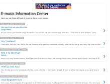 Tablet Screenshot of emusicinfo.blogspot.com