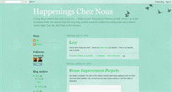 Desktop Screenshot of happeningscheznous.blogspot.com