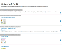 Tablet Screenshot of meuministerioinfantil.blogspot.com