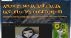 Desktop Screenshot of moje-anioly.blogspot.com