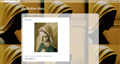 Desktop Screenshot of facebooksmymothermary.blogspot.com