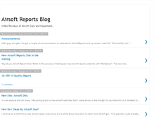 Tablet Screenshot of airsoftreports.blogspot.com