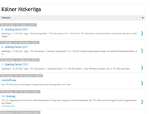 Tablet Screenshot of kicker-liga-koeln.blogspot.com