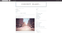 Desktop Screenshot of conceptblanc.blogspot.com