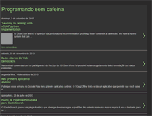 Tablet Screenshot of programandosemcafeina.blogspot.com