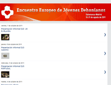 Tablet Screenshot of jovenesdehonianos2011.blogspot.com