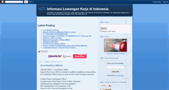 Desktop Screenshot of lowongankerjaindonesia.blogspot.com