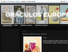 Tablet Screenshot of oraculoseuropeos.blogspot.com