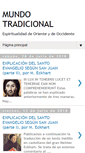 Mobile Screenshot of mundo-tradicional.blogspot.com