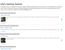 Tablet Screenshot of lilyangelinesmommy.blogspot.com