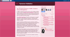 Desktop Screenshot of kymanoxvalidation.blogspot.com