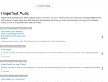 Tablet Screenshot of fingerfootmusic.blogspot.com