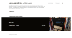 Desktop Screenshot of letras-livres.blogspot.com