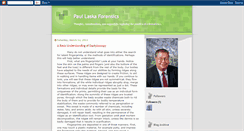 Desktop Screenshot of paullaskaforensics.blogspot.com