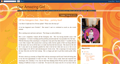 Desktop Screenshot of ouramazinggirl.blogspot.com