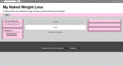 Desktop Screenshot of mynakedweightloss.blogspot.com