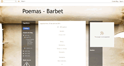 Desktop Screenshot of poetandocombarbet.blogspot.com