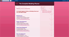 Desktop Screenshot of complete-wedding-planner.blogspot.com