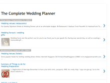 Tablet Screenshot of complete-wedding-planner.blogspot.com