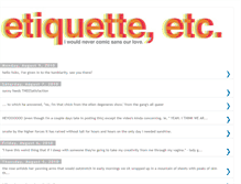 Tablet Screenshot of etiquette-etc.blogspot.com