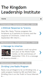 Mobile Screenshot of kingdomleadershipinstitute.blogspot.com