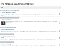 Tablet Screenshot of kingdomleadershipinstitute.blogspot.com