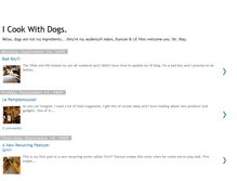 Tablet Screenshot of cookwithdogs.blogspot.com