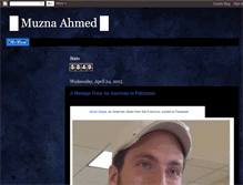 Tablet Screenshot of muznaahmed.blogspot.com