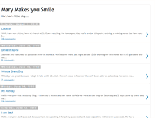 Tablet Screenshot of marymakesyousmile.blogspot.com