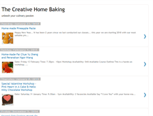 Tablet Screenshot of creativehomebaking.blogspot.com