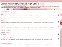 Tablet Screenshot of leavitthistory.blogspot.com