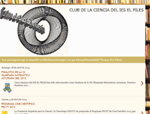 Tablet Screenshot of clubdelacienciapiles.blogspot.com