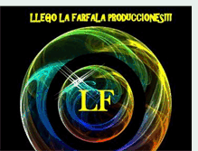 Tablet Screenshot of lafarfalaproducciones.blogspot.com